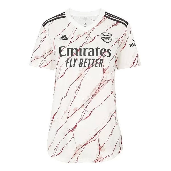 Camiseta Arsenal 2ª Mujer 2020-2021 Blanco